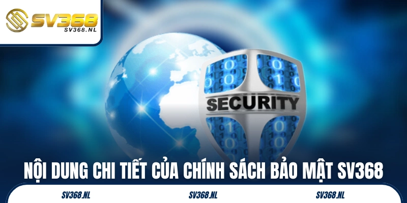 Nội dung chi tiết của chính sách bảo mật SV368